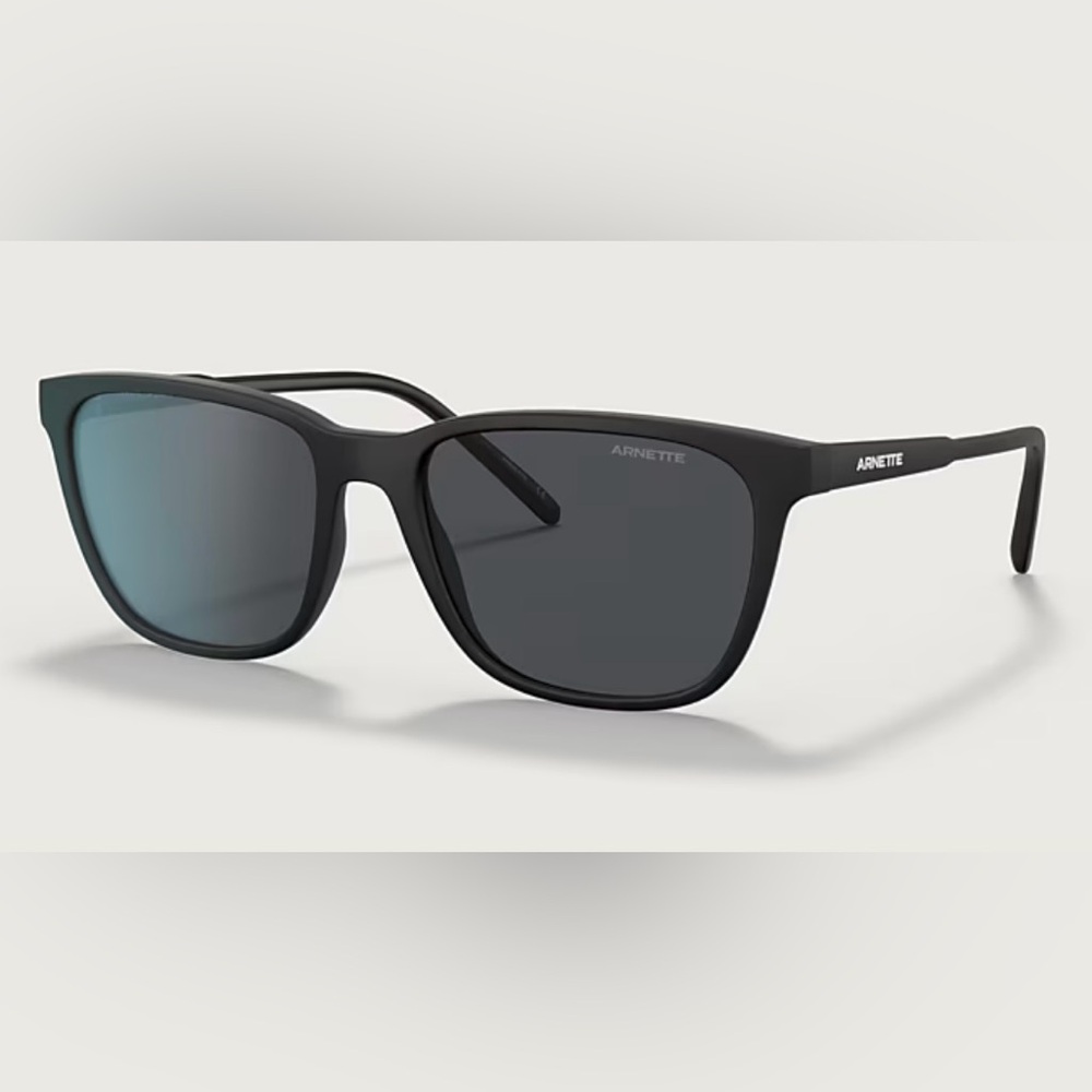 Arnette Cortex sunglasses mens matte black frames dark grey lenses new in box